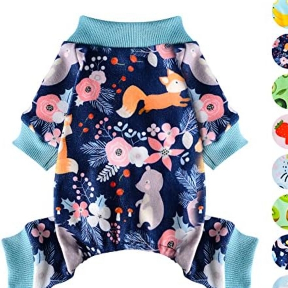 NWT Dog Pajamas for Small Dog Girl/Boy Animal and Flowers - Picture 4 of 4
